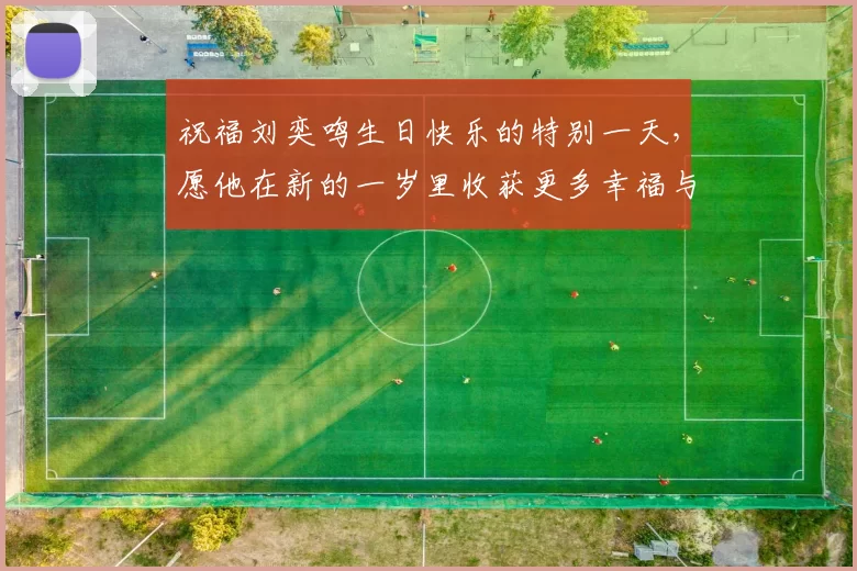 祝福刘奕鸣生日快乐的特别一天，愿他在新的一岁里收获更多幸福与成功