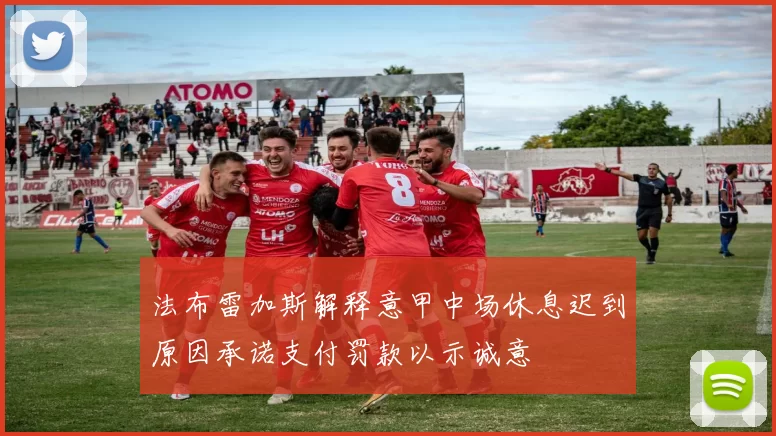 法布雷加斯解释意甲中场休息迟到原因承诺支付罚款以示诚意